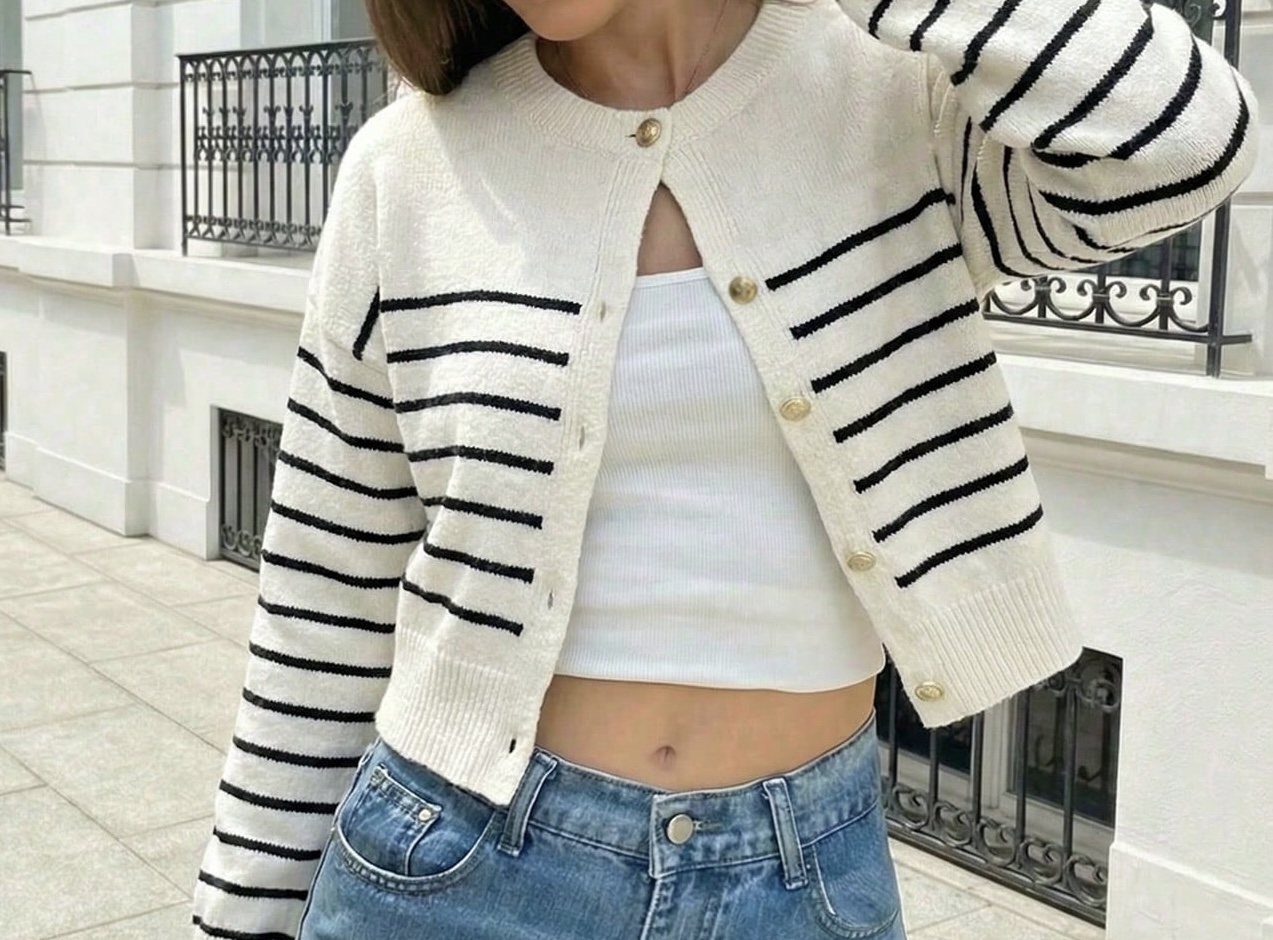 Stripe Cardigan