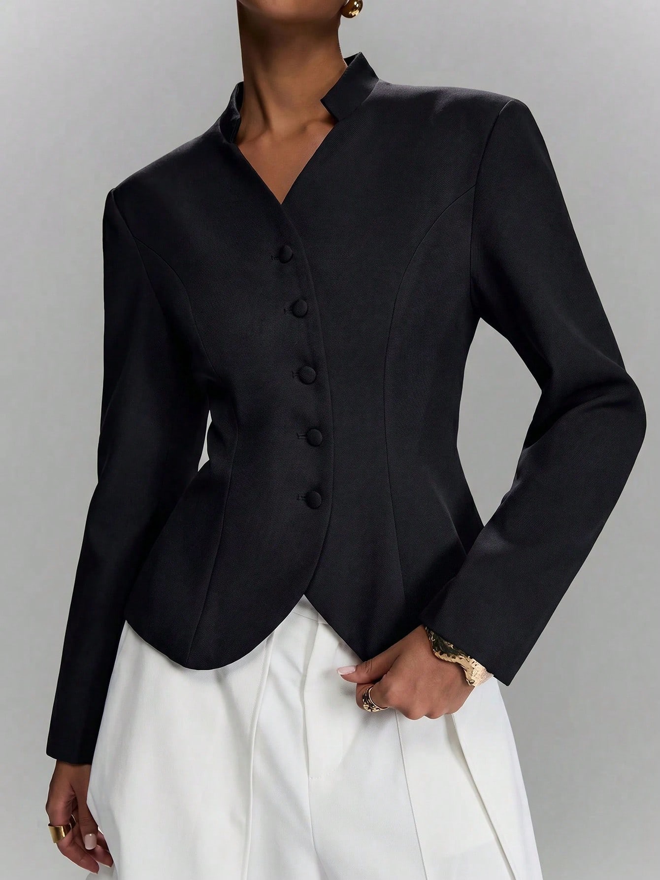 Peplum blazer