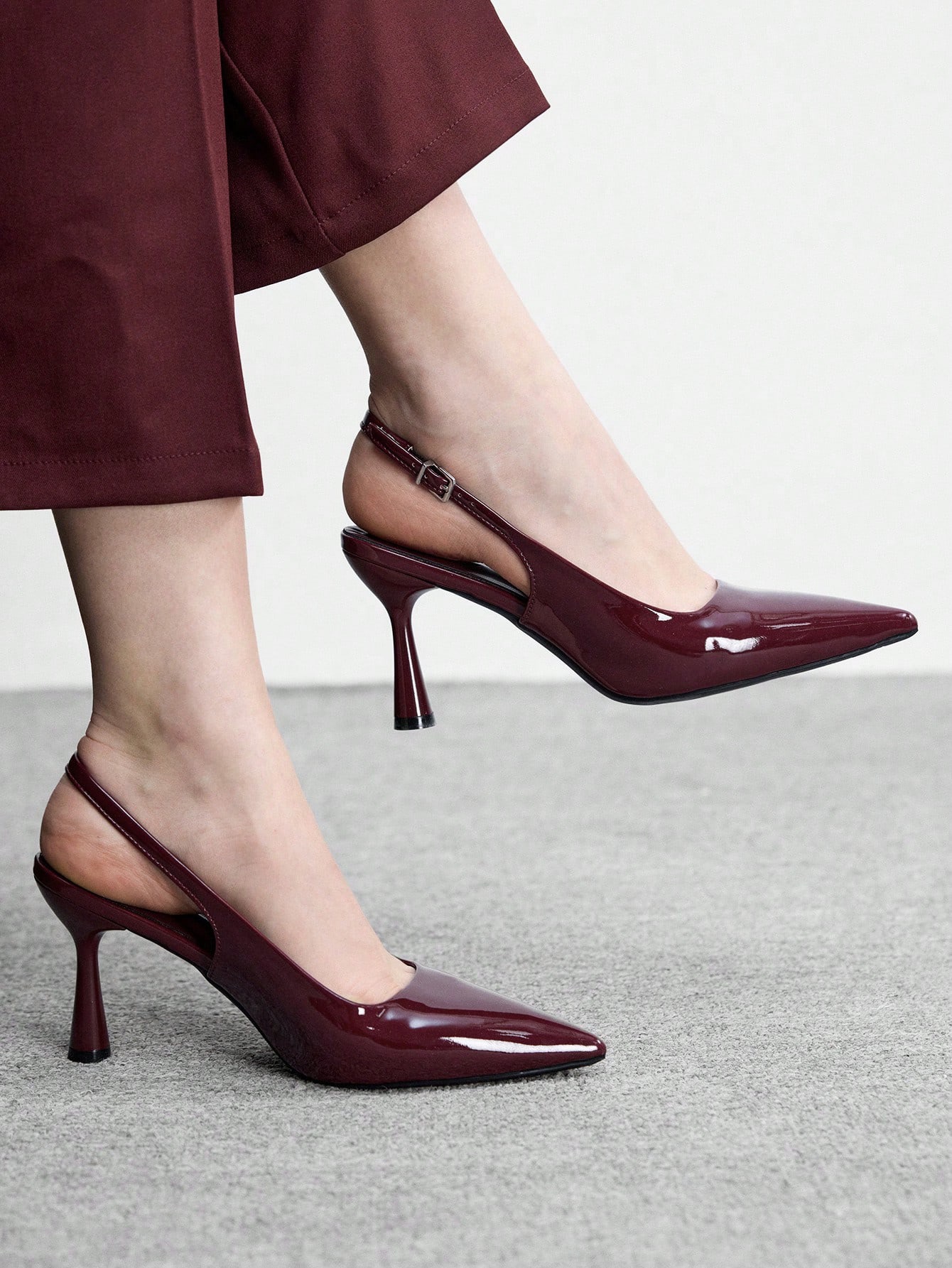 Burgundy Heels