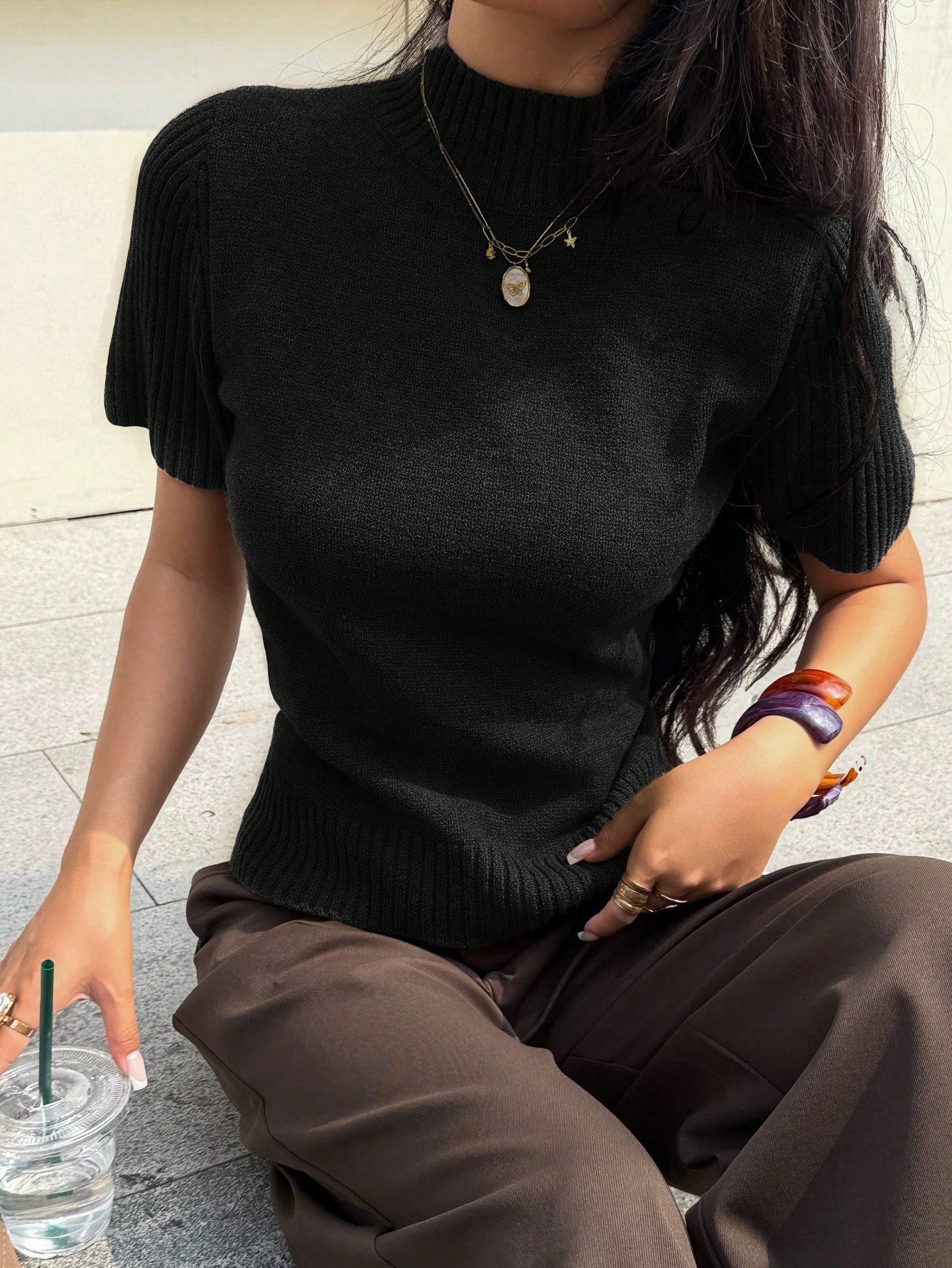 Turtle neck shirt